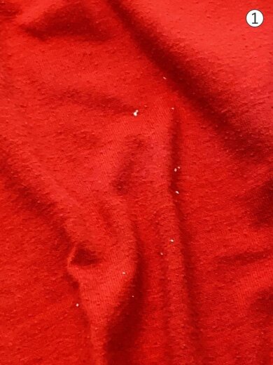 商品画像：Tシャツ/L/ポリエステル/RED 5