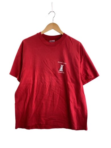 商品画像：Tシャツ/XL/コットン/RED 1