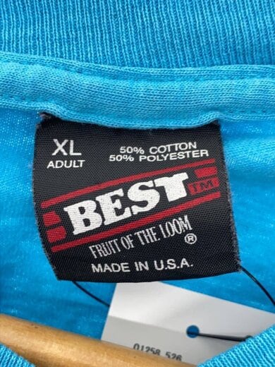 商品画像：Tシャツ/XL/コットン/BLU 3