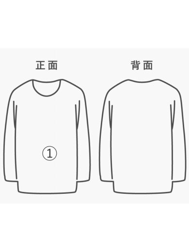 商品画像：Tシャツ/L/コットン/WHT 6