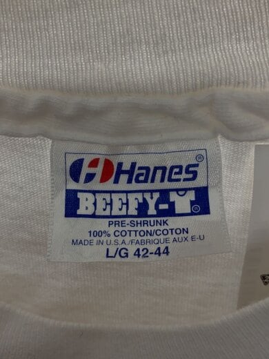 商品画像：Tシャツ/L/コットン/WHT 3