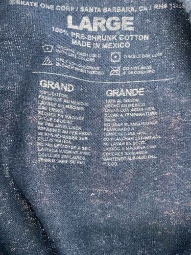 商品画像：Tシャツ/L/コットン/NVY 4