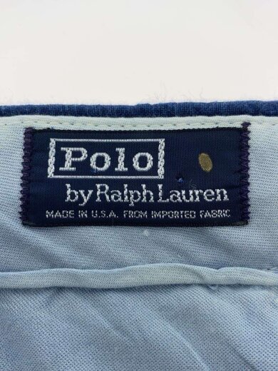 画像：POLO RALPH LAURENストレートパンツ/33/リネン/NVY3