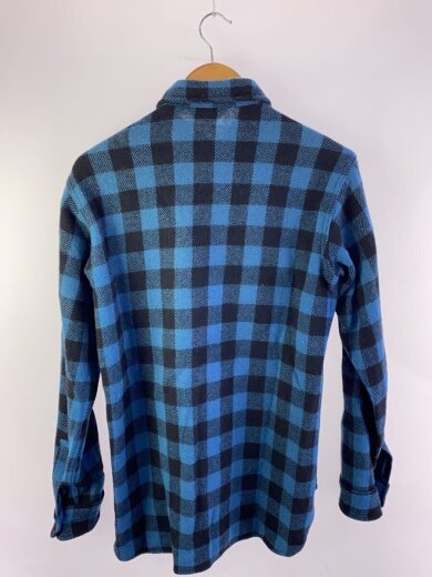 商品画像：ネルシャツ/M/ウール/BLU/チェック/1645 BL 2