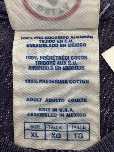 商品画像：Tシャツ/XL/コットン/NVY 4