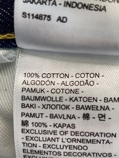 商品画像：ストレートパンツ/31/コットン/IDG/0022X-0000 5