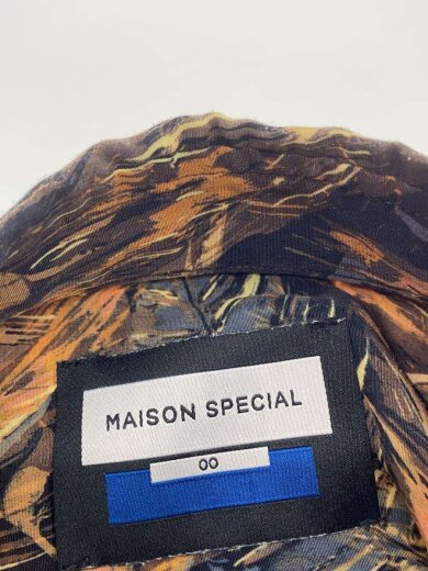 商品画像：長袖シャツ/0/ポリエステル/BLK/総柄/11231311205 3