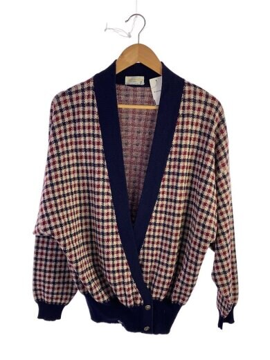 商品画像：カーディガン(薄手)/38/ウール/マルチカラー/チェック 1