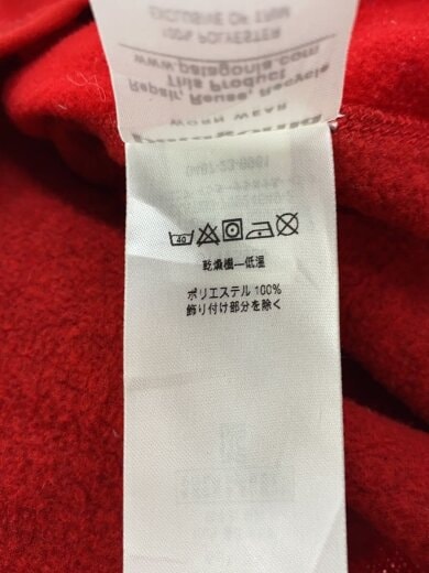 商品画像：フリースジャケット/XL/ポリエステル/RED/25955SP18 4