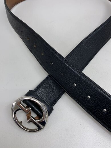 商品画像：ベルト/レザー/BLK/メンズ/362738 2