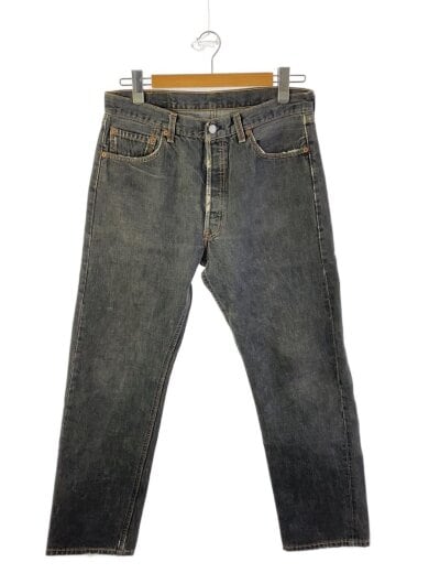 商品画像：ストレートパンツ/34/コットン/BLK/501-0155 1