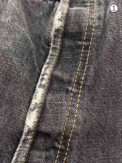 商品画像：ストレートパンツ/34/コットン/BLK/501-0155 5