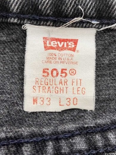 商品画像：ストレートパンツ/33/コットン/BLK/40505-4159 5