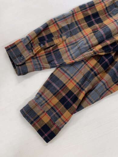 商品画像：長袖シャツ/XL/コットン/BRW 5