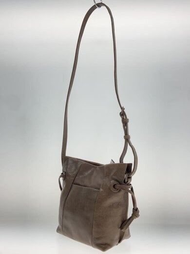 商品画像：ショルダーバッグ/レザー/KHK 2