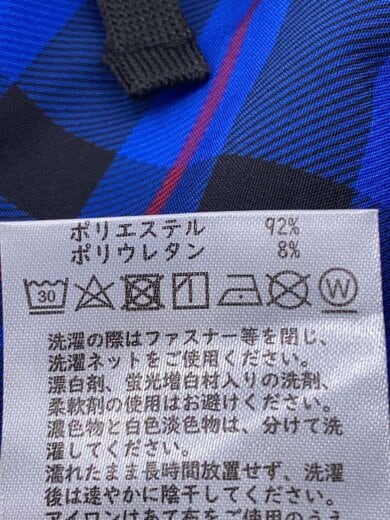 商品画像：ショートパンツ/4/ポリエステル/BLU/チェック/UE-220081 5