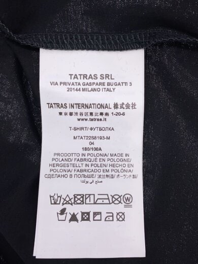 商品画像：Tシャツ/4/コットン/BLK/MTAT22S8193-M 4