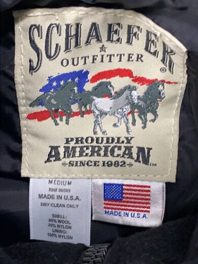 商品画像：ブルゾン/M/ウール/BLK/無地 3