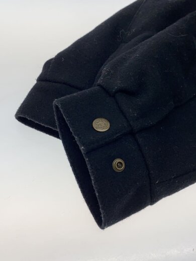 商品画像：ブルゾン/M/ウール/BLK/無地 4