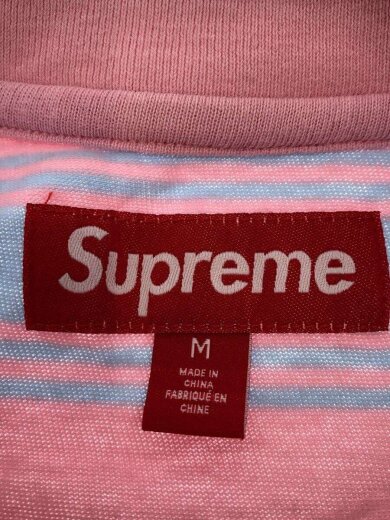 商品画像：長袖Tシャツ/M/コットン/PNK/ボーダー/FW25 3