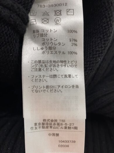 商品画像：ジャケット/M/コットン/BLK/783-3930012// 4