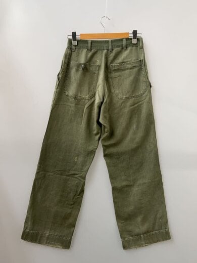 商品画像：ストレートパンツ/--/コットン/KHK/ヘリンボーン// 2