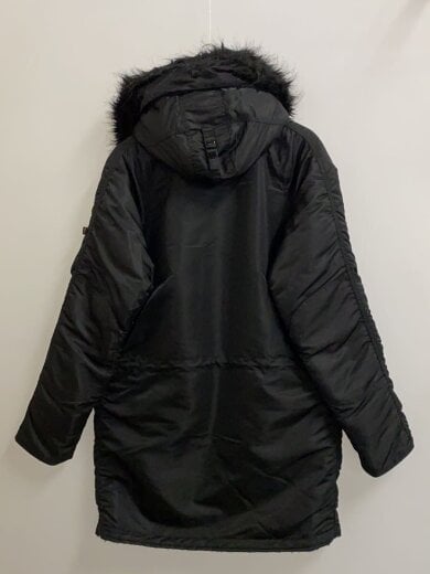 商品画像：フライトジャケット/L/ナイロン/BLK/TA0335-9001// 2