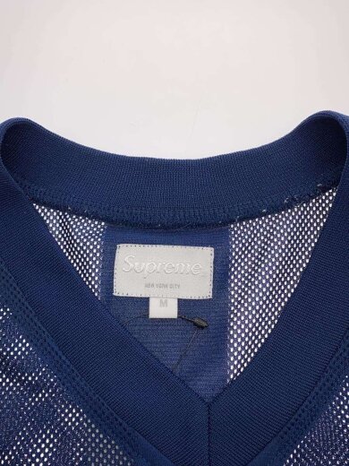 商品画像：16ss/Velvet Logo Mesh Stripe Top/M/ポリエステル/NVY// 3