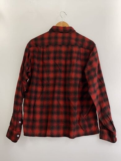 商品画像：50s/ウールシャツ/16.5/ウール/RED/チェック// 2