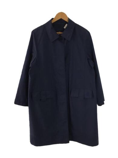 画像：Aquascutumステンカラーコート/--/ポリエステル/ネイビー/無地/4453466-391