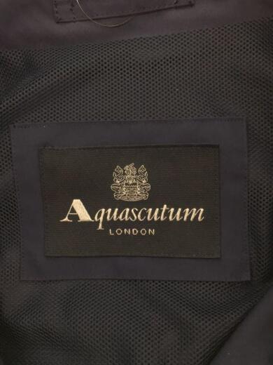 画像：Aquascutumステンカラーコート/--/ポリエステル/ネイビー/無地/4453466-393
