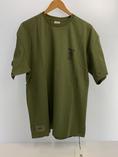 商品画像：Tシャツ/3/コットン/カーキ/タグ付き/ダブルタップス 1