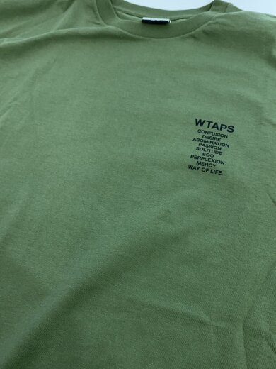 商品画像：Tシャツ/3/コットン/カーキ/タグ付き/ダブルタップス 9