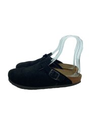 サンダル/38/ブラック/スウェード/使用感有り/ビルケンシュトック