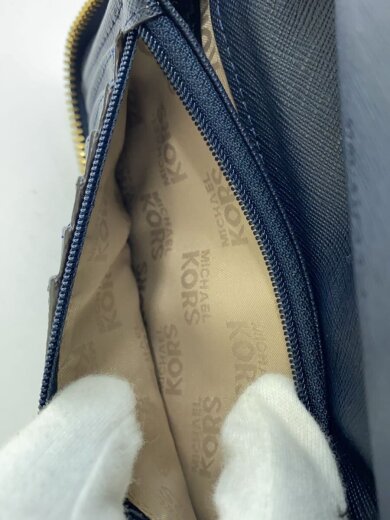 商品画像：長財布/レザー/ネイビー/無地/レディース/35H5GFTE3L/マイケルコース 5