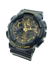 クォーツ腕時計・G-SHOCK/デジアナ/ブラック/ブラック/カシオ