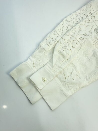 画像：JOURNAL STANDARD relume長袖ブラウス/FREE/コットン/ホワイト/無地/25-050-462-7050/タグ付き5