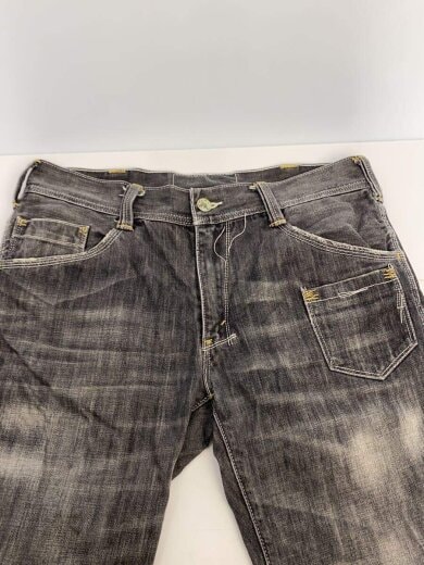 商品画像：502/シンチバック/白ステッチ/ダメージ加工/ボトム/34/デニム/グレー/リーバイス 8