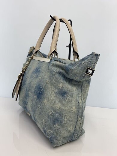 商品画像：トートバッグ/インディゴ/DG695507/総柄/ゲス 2