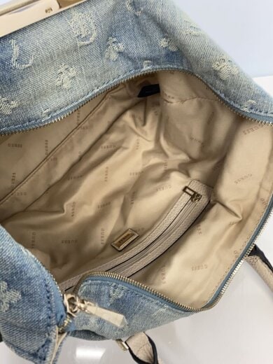 商品画像：トートバッグ/インディゴ/DG695507/総柄/ゲス 6