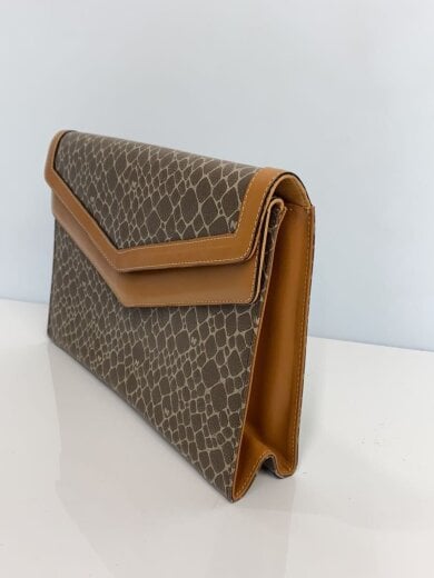 商品画像：クラッチバッグ/レザー/ブラウン/総柄/61-606/ニナリッチ 2