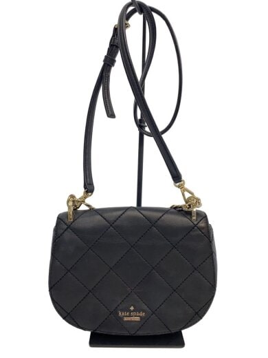 商品画像：ショルダーバッグ/ポリエステル/ブラック/無地/汚れ、使用感有り 1