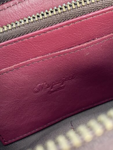 商品画像：ns project /長財布/ボルドー/レディース/未使用品/裏面傷有り 3