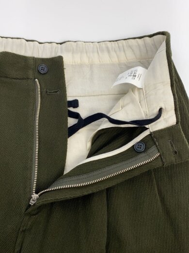 商品画像：ストレートパンツ/M/コットン/グリーン/無地/ys-24aw-44/ヨーコサカモト 3