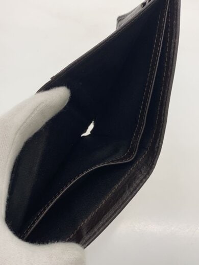 商品画像：2つ折り財布/レザー/BRW/無地/メンズ 6