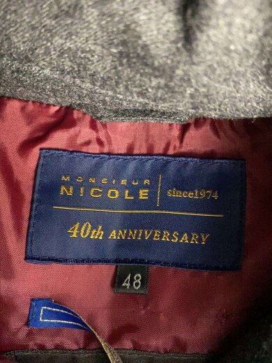 商品画像：ダウンジャケット/40th ANNIVERSARY/48/ウール/グレー/無地/4562-4908// 3