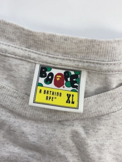 商品画像：Tシャツ/XL/コットン/グレー/プリント/001TEK801001M/穴空き有り 3