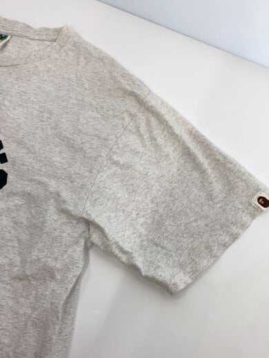 商品画像：Tシャツ/XL/コットン/グレー/プリント/001TEK801001M/穴空き有り 7