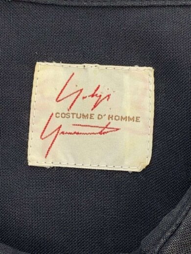 商品画像：長袖シャツ/M/レーヨン/ブラック/無地/HB-E90-242/ヨウジヤマモトコスチュームドオム 3