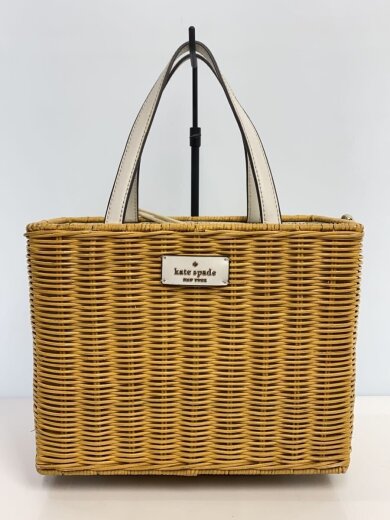 商品画像：カゴバッグ/無地/M293/2WAY/カゴショルダーバッグ/使用感有り 1